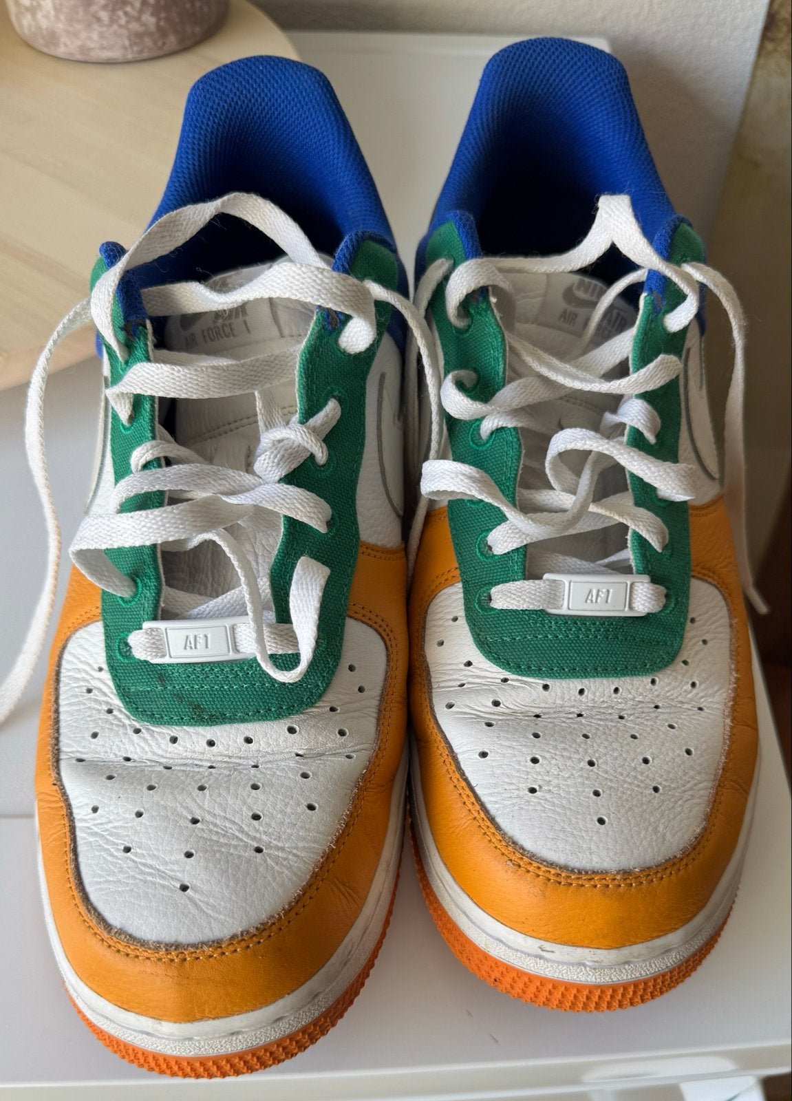 Nike Air Force 1 Low Multi-Color Sneakers m 44, Kleding | Dames, Schoenen, Ophalen, Gedragen, Wit, Sneakers of Gympen