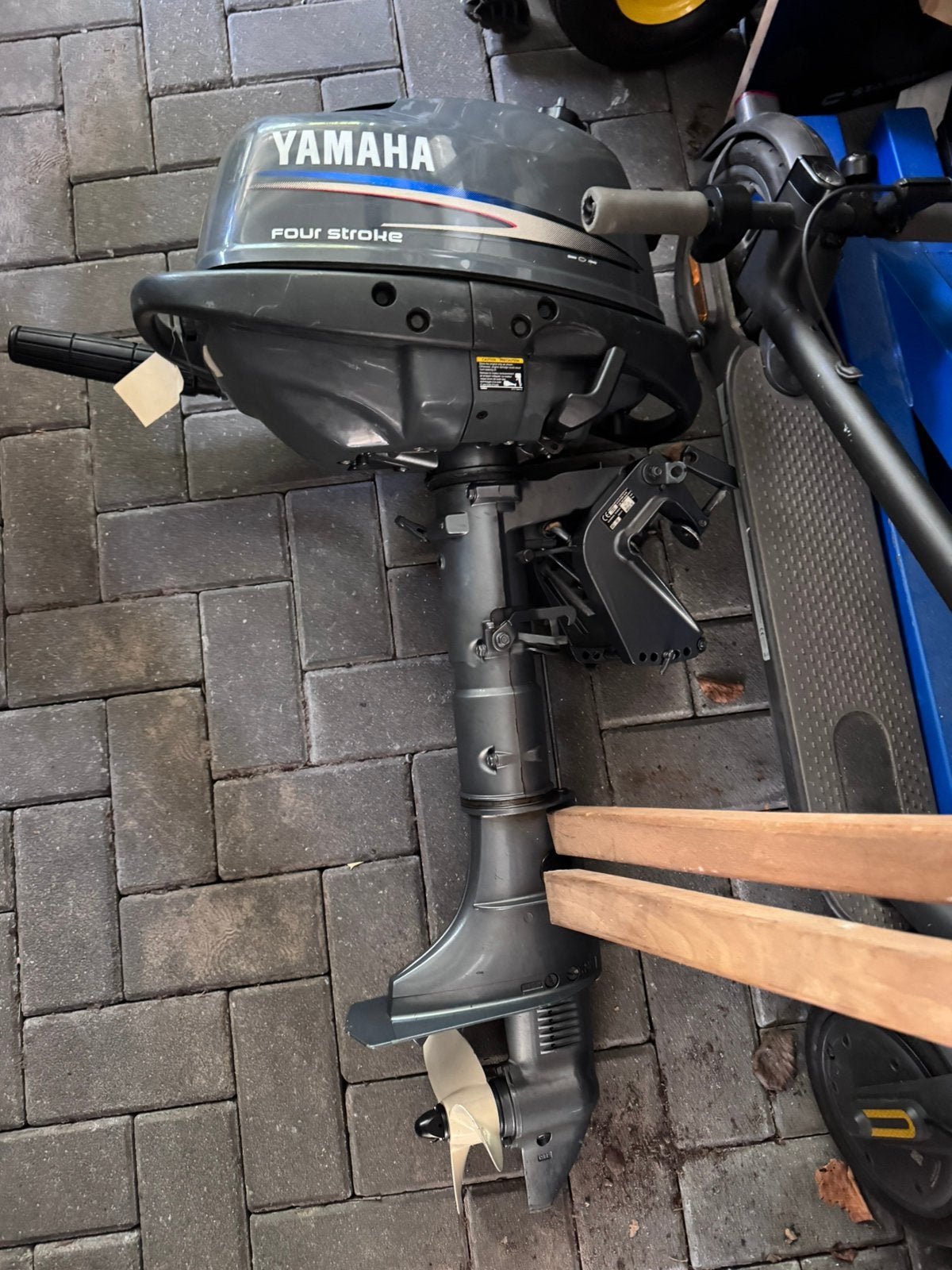 Yamaha 4-takt buitenboordmotor 4 pk langstaart, Watersport en Boten, Buiten- en Binnenboordmotoren, Ophalen, Minder dan 5 pk, Viertaktmotor