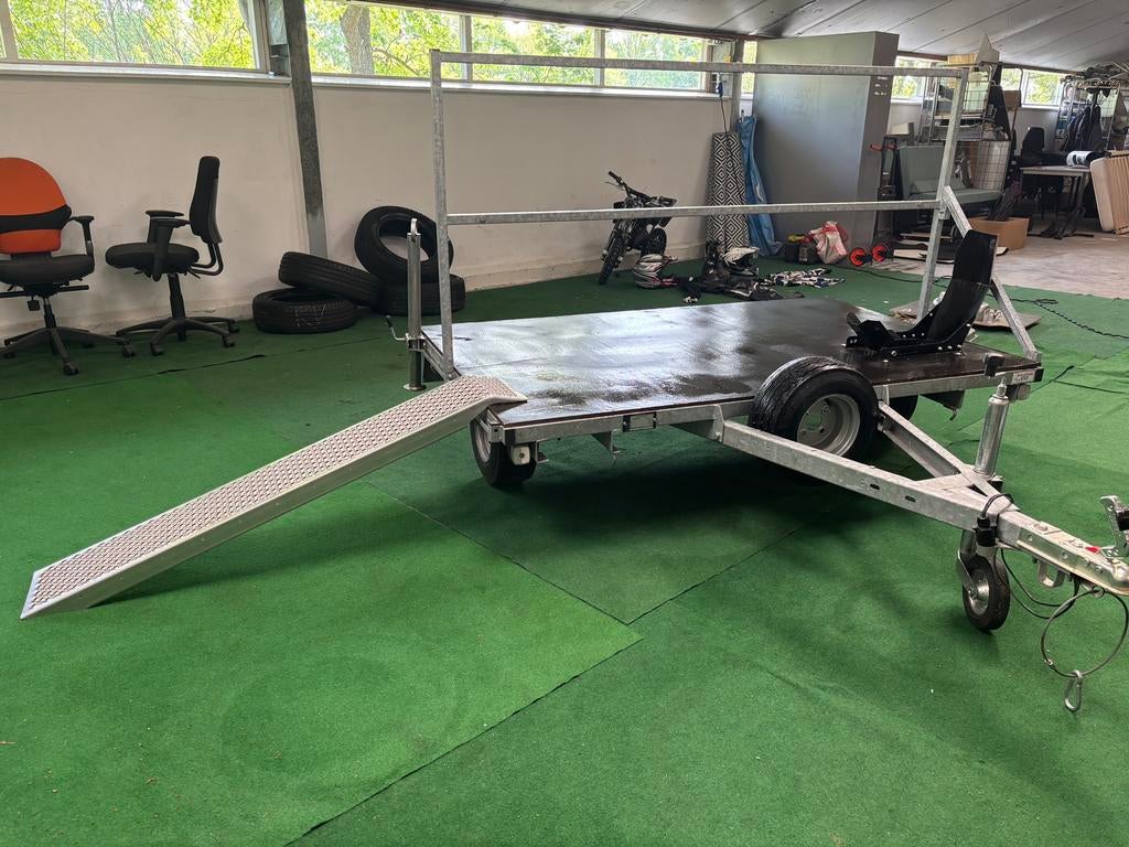 Nieuwe motortrailer shorty, ideaal achter camper, Ophalen, Nieuw