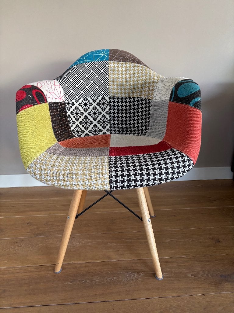 Patchwork Amy Stoel, Huis en Inrichting, Ophalen, Gebruikt, Overige kleuren, Stof