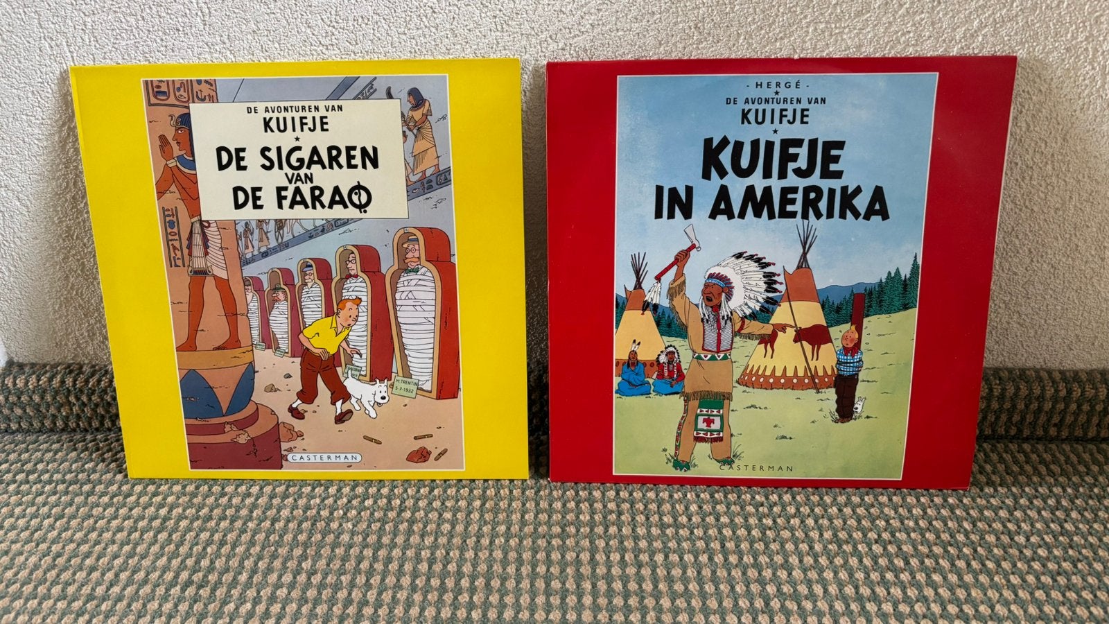 Kuifje LP luisterplaten 2 verschillende, Ophalen of Verzenden, Kuifje, Zo goed als nieuw