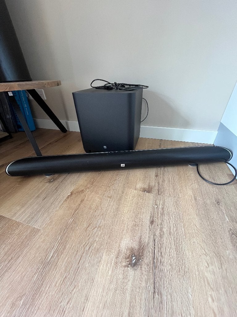 JBL Cinema SB450 Soundbar + Subwoofer, Ophalen, Bluetooth, Gebruikt