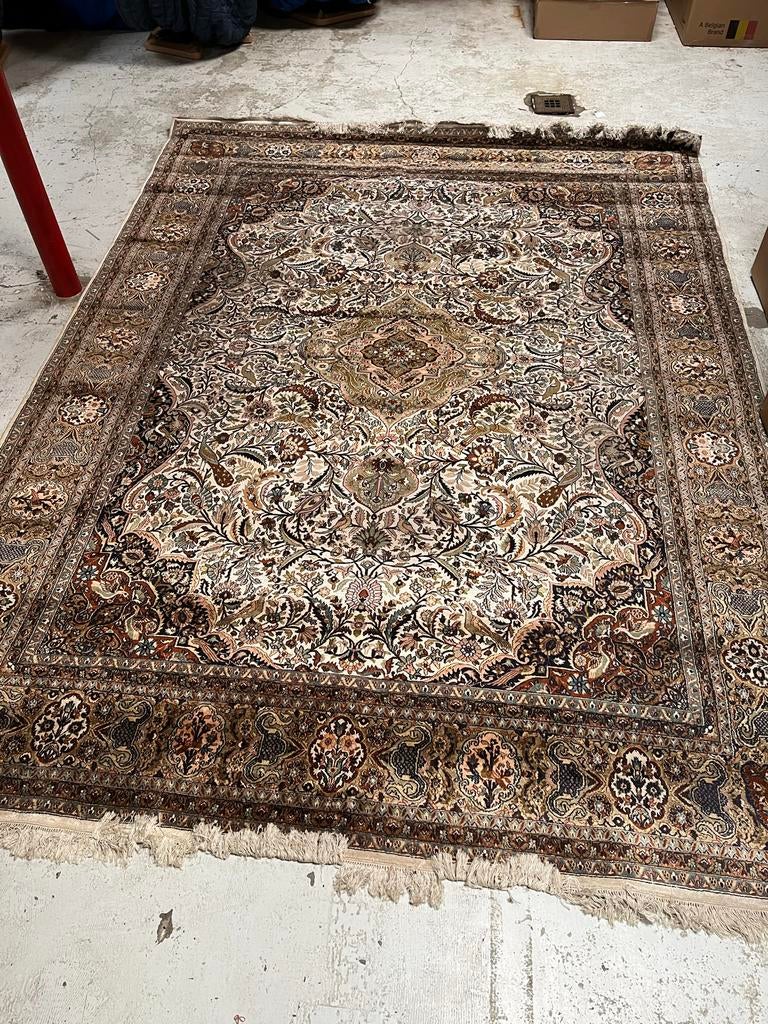 Perzisch vloerkleed circa 250x350 cm, Ophalen, Gebruikt, Rechthoekig, 200 cm of meer