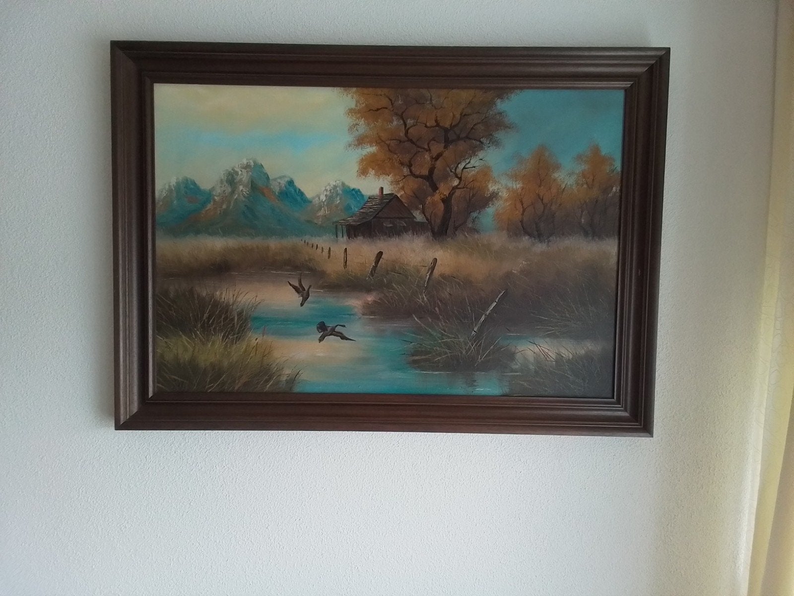 klassiek olieverf schilderij landschap, Antiek en Kunst, Ophalen