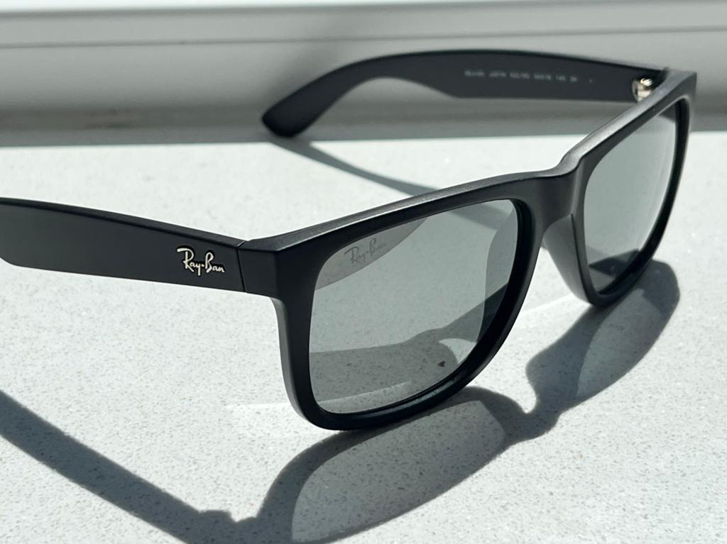 Ray-Ban Justin RB4165, Ophalen, Zonnebril, Zwart, Nieuw