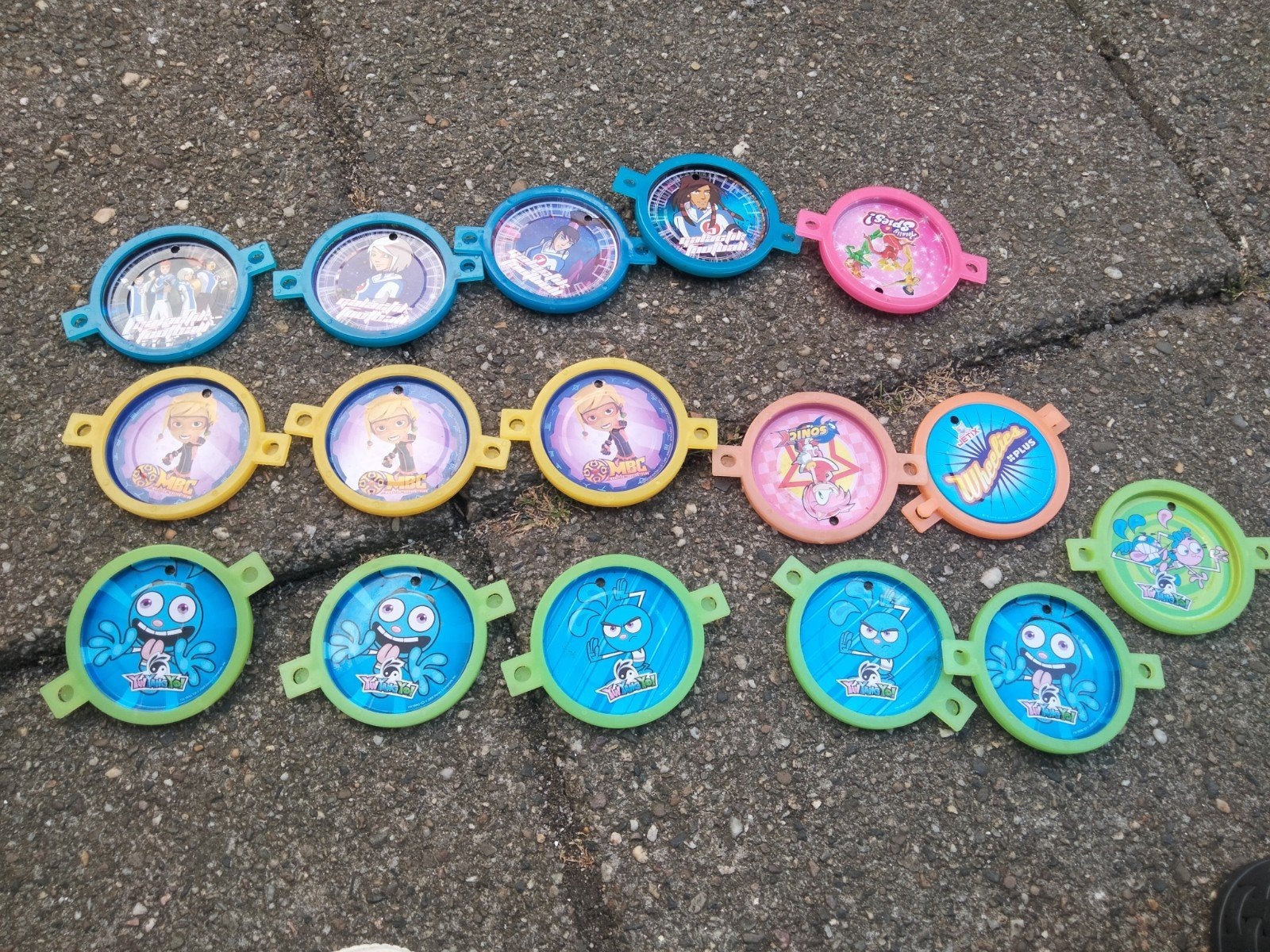 Jetix Wheelies fietsspaakversieringen met Sonic X, Ophalen of Verzenden, Losse flippo's