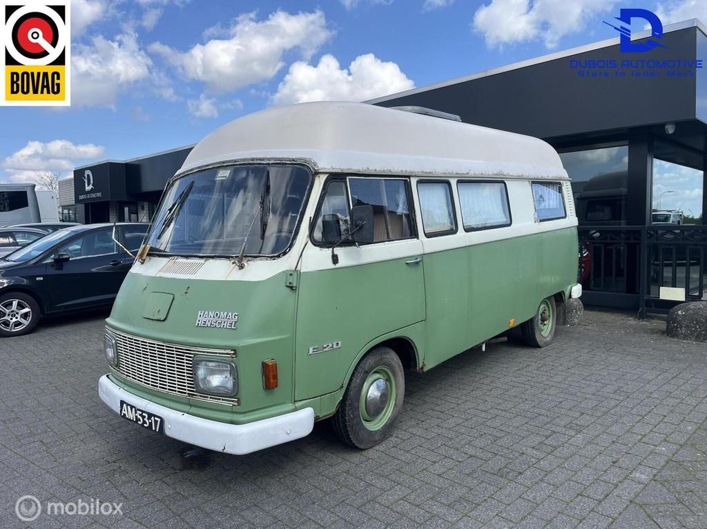 Hanomag-henschel F20D CAMPER|UNIEK|MOTORISCH GOED|, Caravans en Kamperen, Overige merken, ...., Bedrijf, Diesel