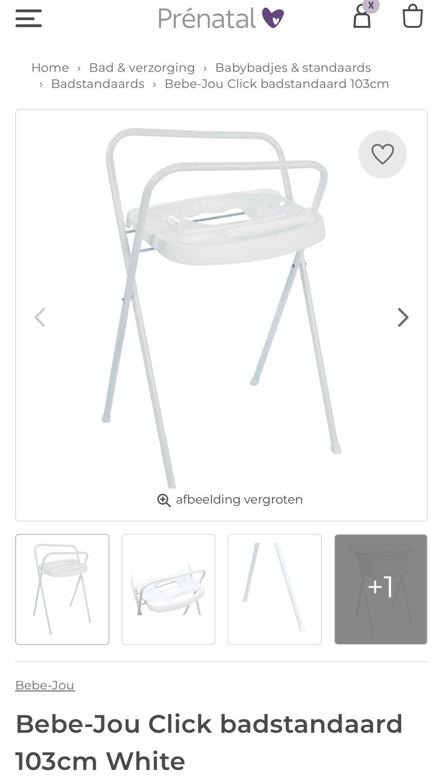 Bebe jou click badstandaard, Ophalen of Verzenden, Zo goed als nieuw, Badje, Bébé-jou