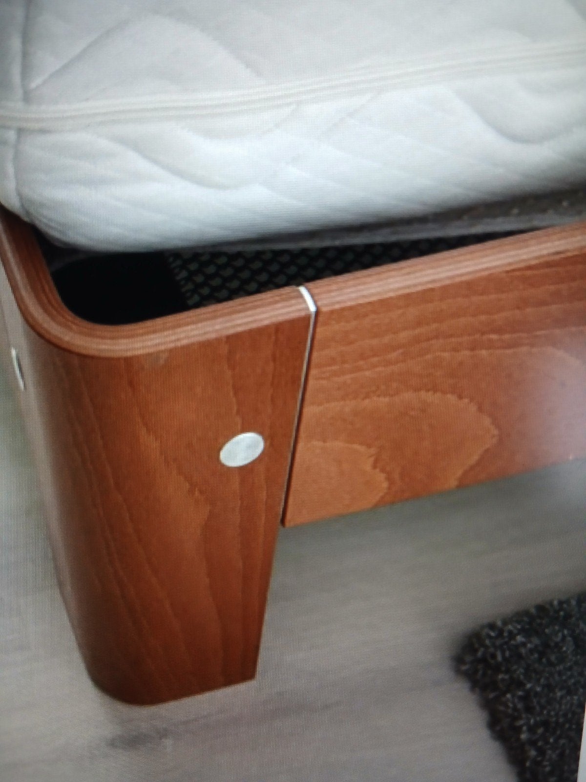 auping aurinde 160x190 1 kant  elektrisch, Eenpersoons, 160 cm, Hout, 190 cm of minder