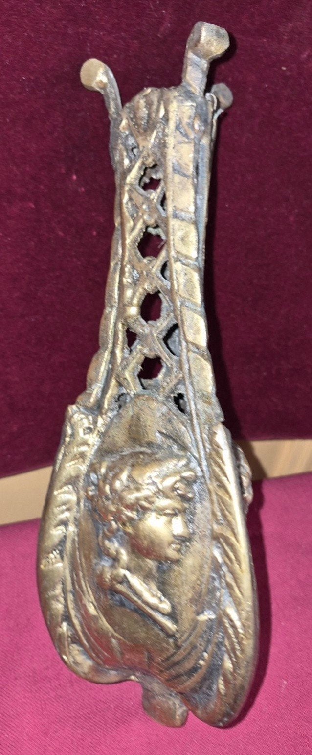 ornament oud bronzen ornament decoratie, Ophalen of Verzenden