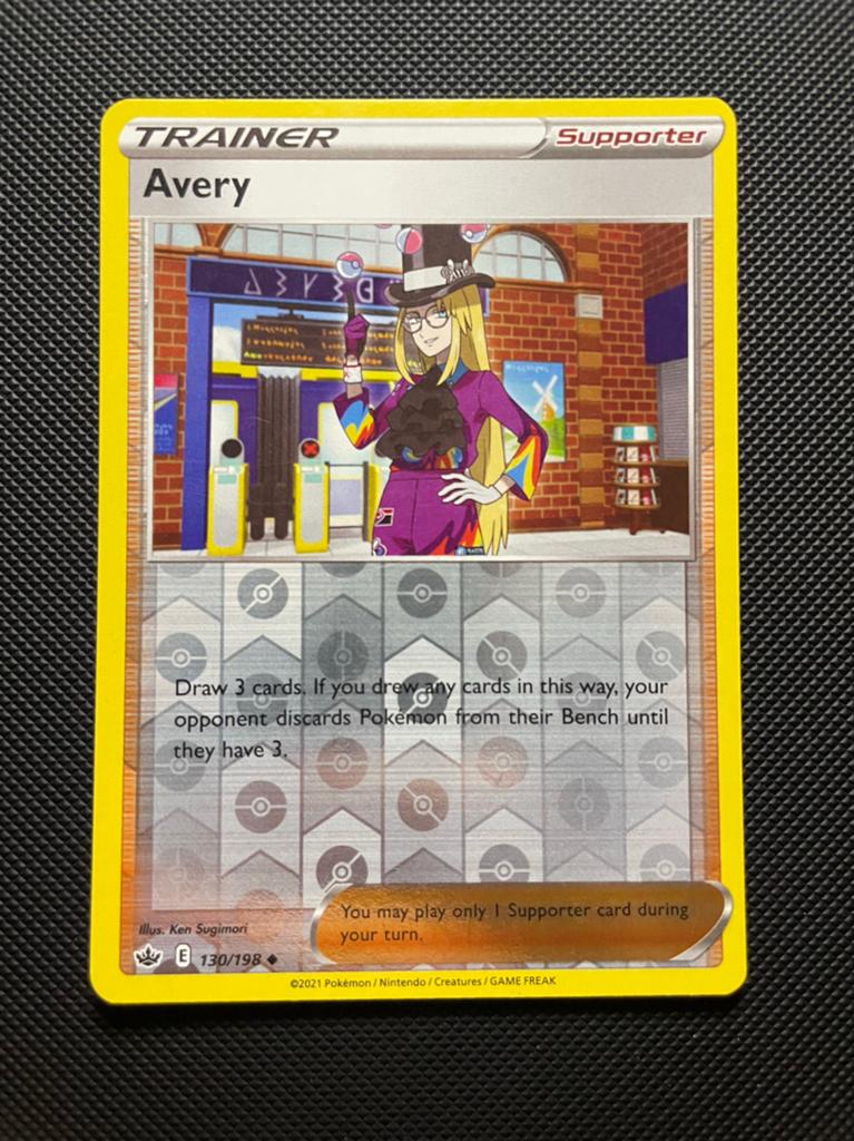Avery 130/198 Reverse Holo Chilling Reign, Ophalen of Verzenden, Zo goed als nieuw