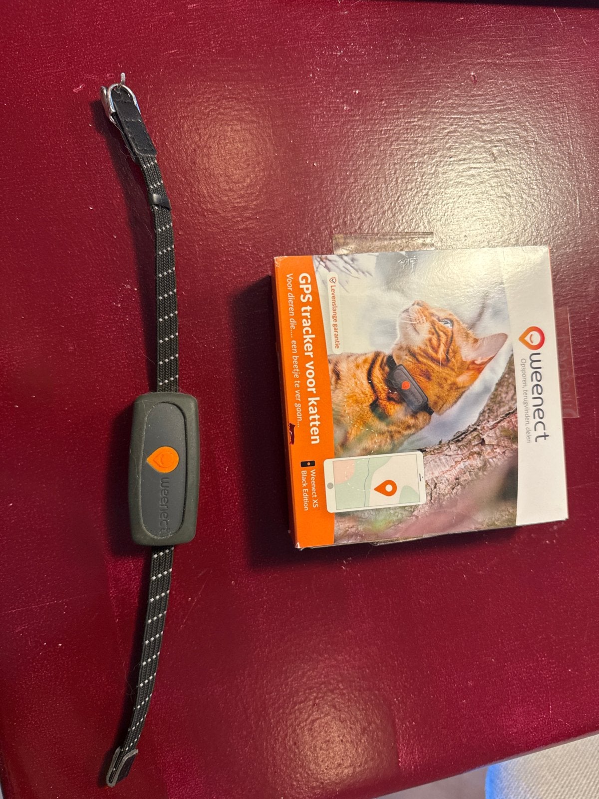 Weenect katten tracker - als nieuw!, Dieren en Toebehoren, Ophalen of Verzenden, Zo goed als nieuw
