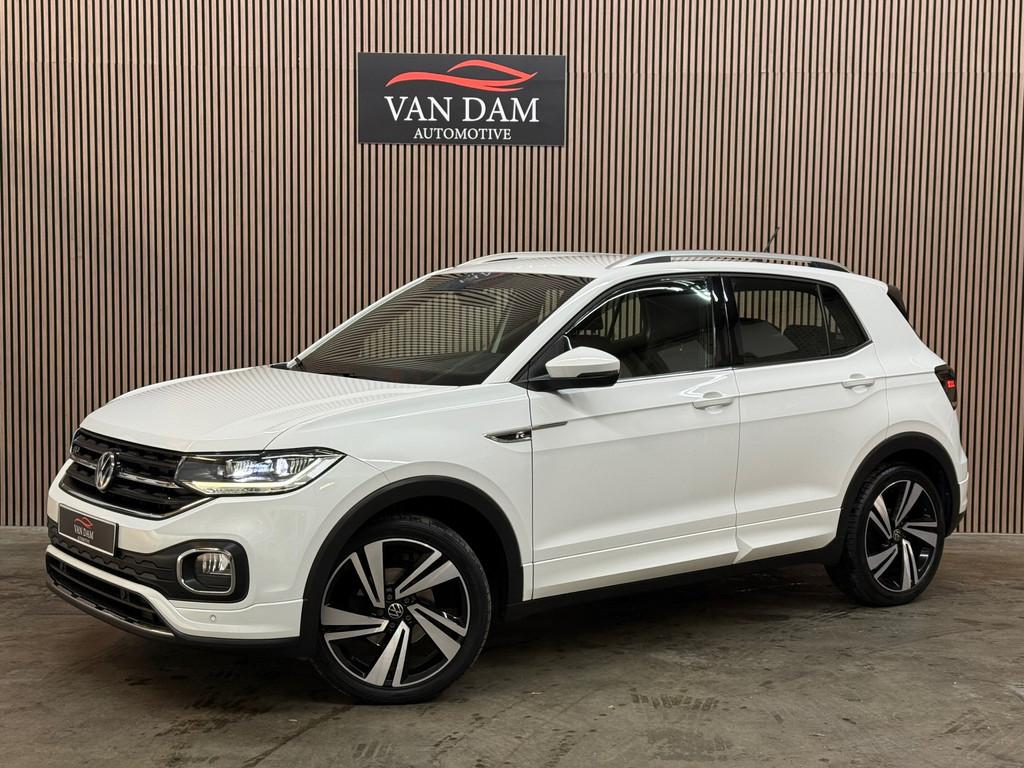 Volkswagen T-Cross 1.0 TSI R-Line 2019 DSG IQ-LIGHT VIRTUAL, Auto's, Volkswagen, T-Cross, Gebruikt, 116 pk, Wit