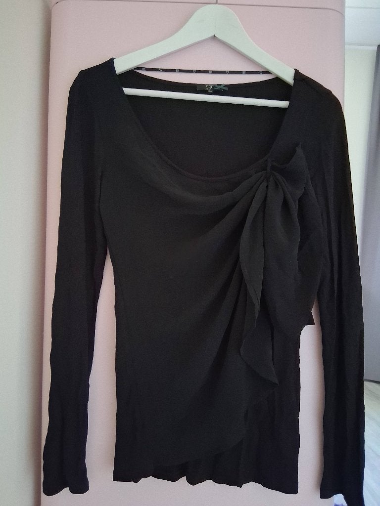 Tuniek van Dept met detail, Zwart, Maat 42/44 (L), Ophalen of Verzenden, Zo goed als nieuw