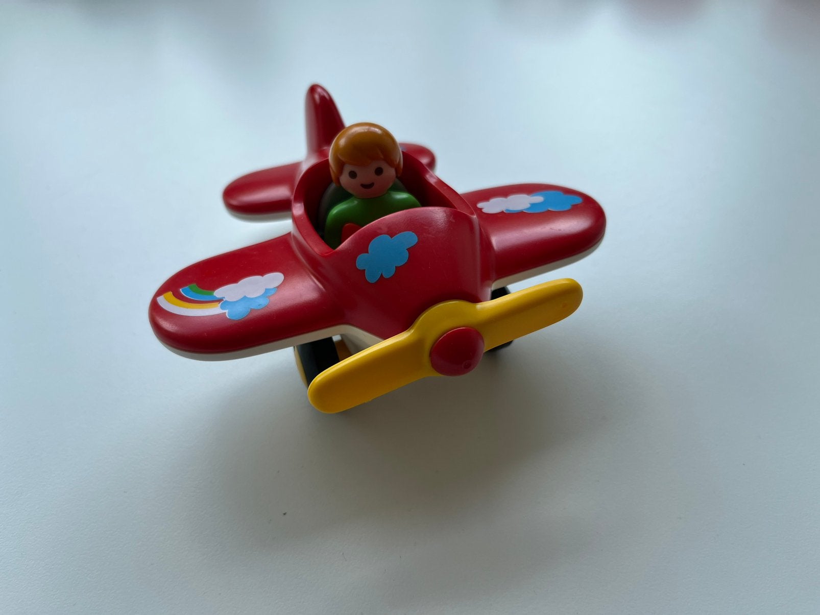 Playmobil kids vliegtuig met popetje, Verzamelen, Ophalen of Verzenden, Zo goed als nieuw, Transport
