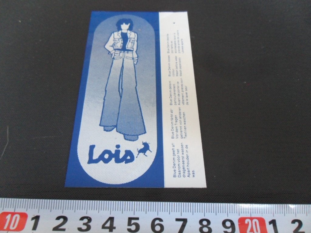 sticker LOIS  jeans  GN188, Verzamelen, Ophalen, Zo goed als nieuw