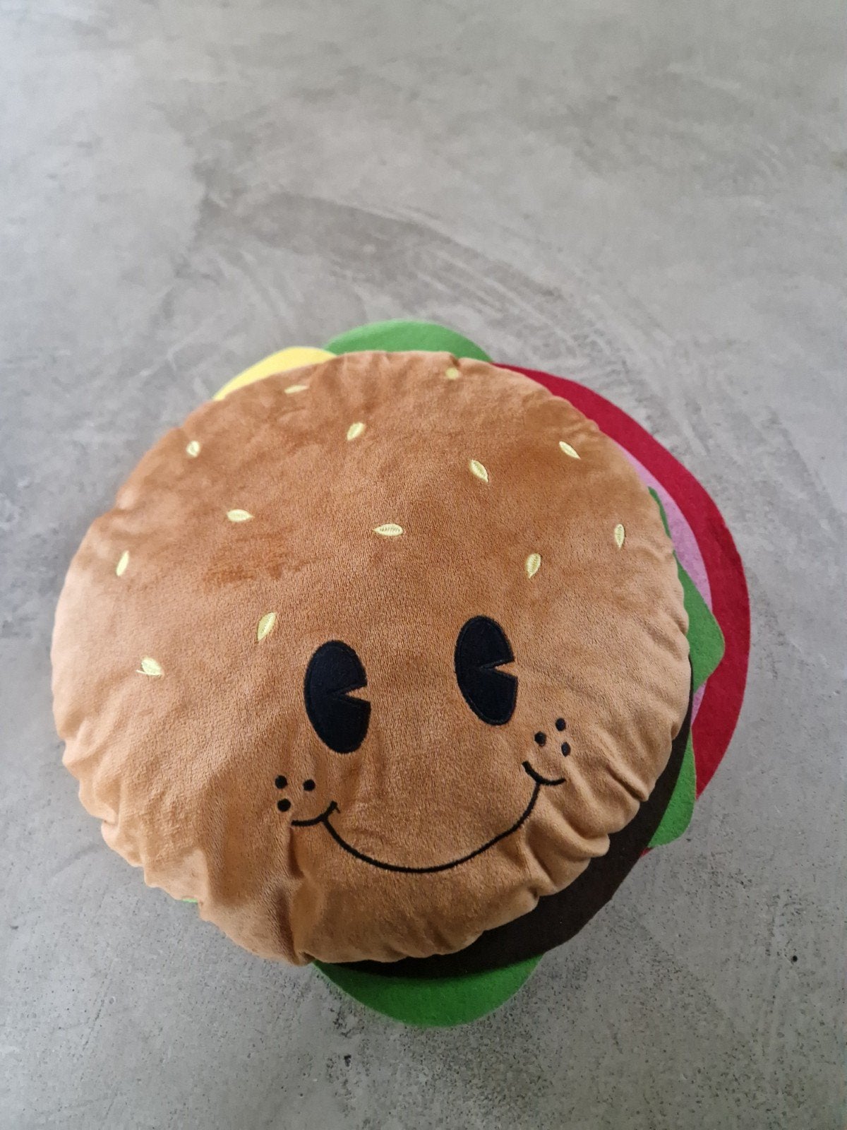 hamburger knuffel (losse delen met klitteband), Ophalen, Zo goed als nieuw, Overige typen