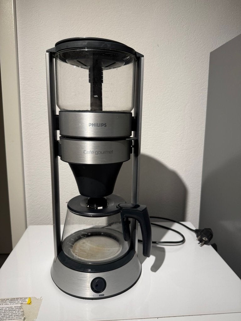 Philips Café Gourmet HD5410/00 Koffiezetapparaat, Ophalen, Afneembaar waterreservoir, Gebruikt, 10 kopjes of meer