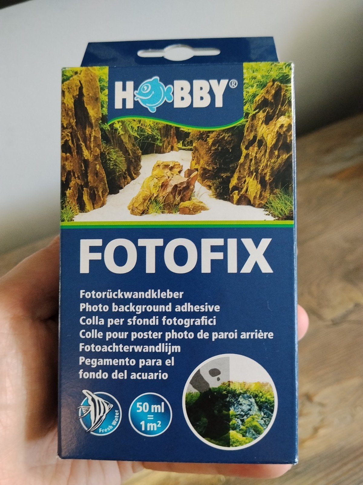 Fotofix en Poster Zwart XL voor Aquarium Achterwand, Ophalen, Nieuw, Decoratie, Juwel