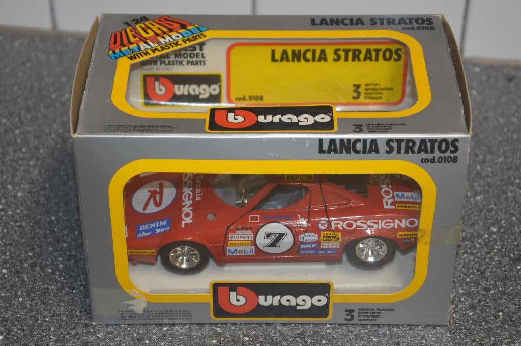 Lancia Stratos, Ophalen of Verzenden, Nieuw, Auto, Bburago