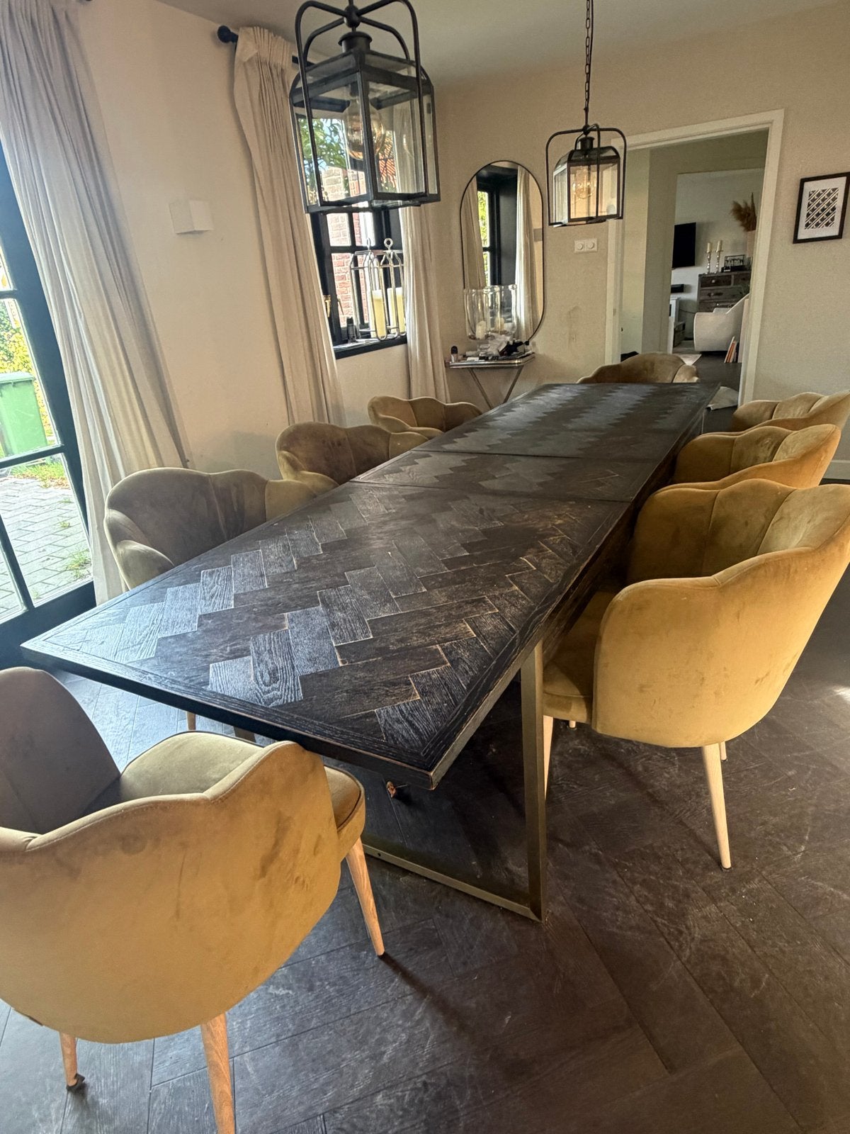 Grote Rivièra Maison Eettafel (3 meter), Ophalen, Gebruikt, 100 tot 150 cm, 200 cm of meer