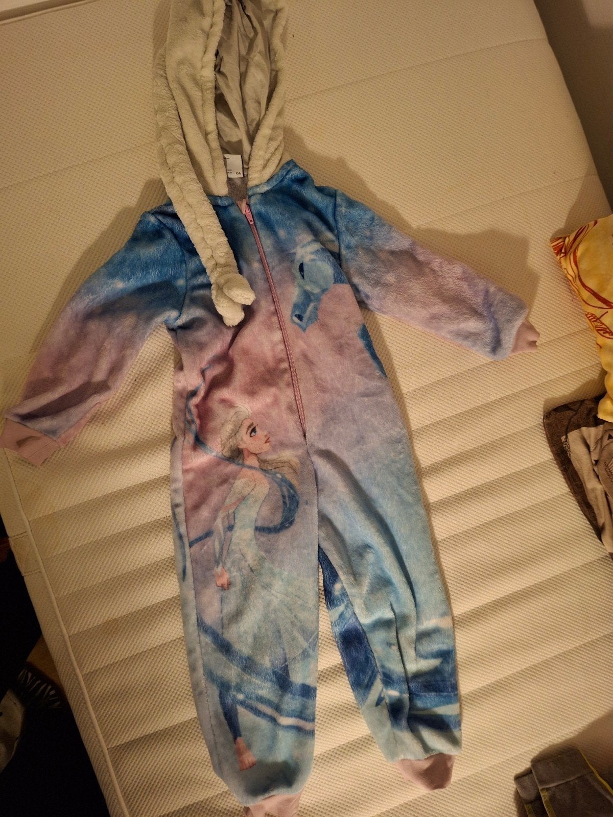 Frozen Elsa Onesie/Pyjama voor Meisjes - Maat 92-104, Ophalen of Verzenden, Gebruikt, Frozen, Meisje