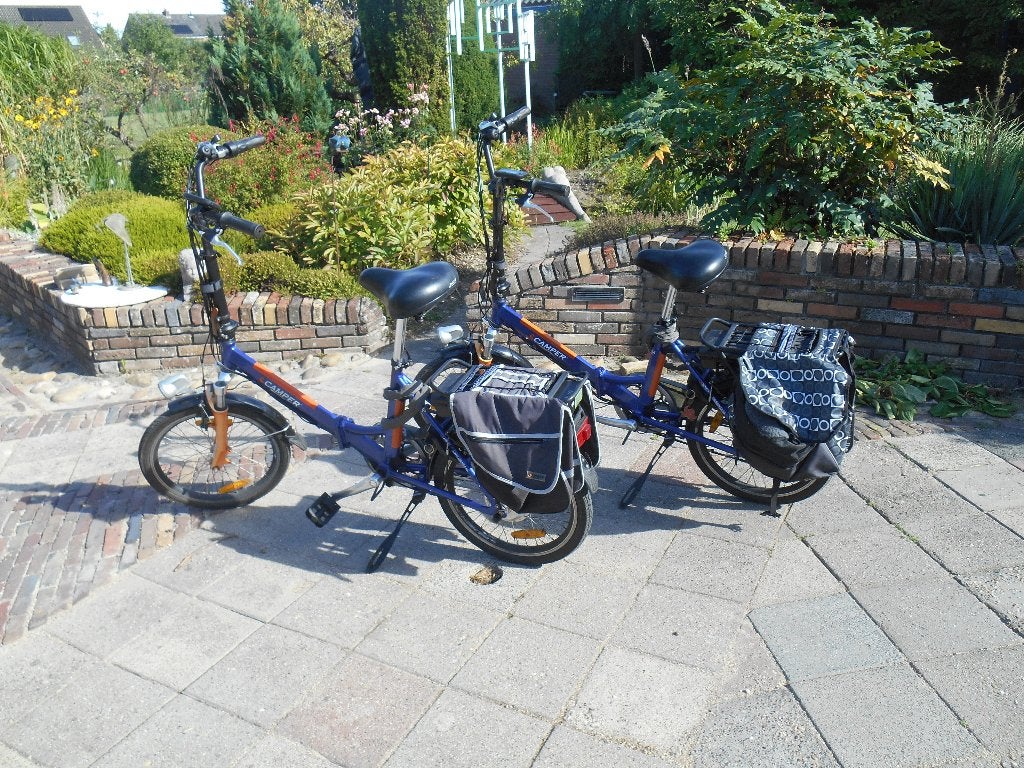 2 mooie elektrische Shinga scamper (Lacros)vouwfietsen, Minder dan 47 cm, Ophalen, Zo goed als nieuw, Overige merken