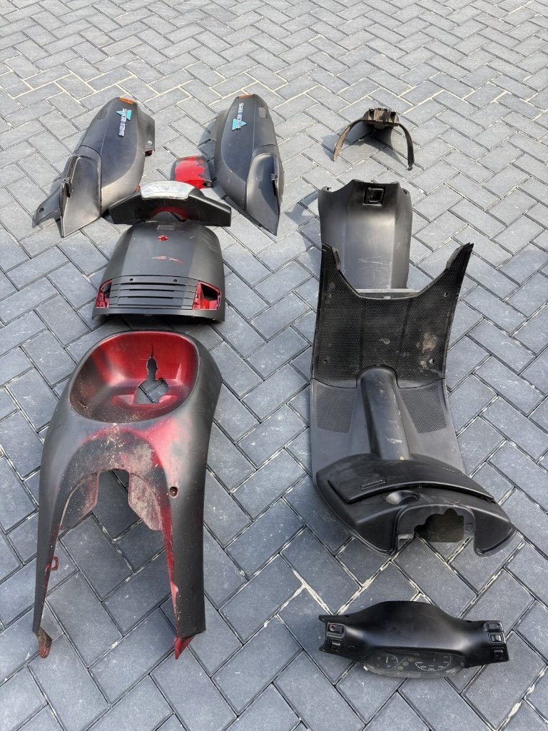 SKR125 complete kappenset binnen en buiten, Motoren, Ophalen of Verzenden