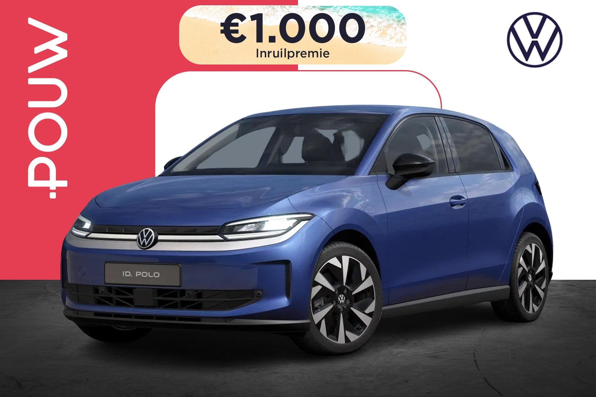 Volkswagen ID. Polo Life First Edition 211pk 52 kWh | LMV 18, Auto's, 12 maanden, Stof, 453 km, Zwart