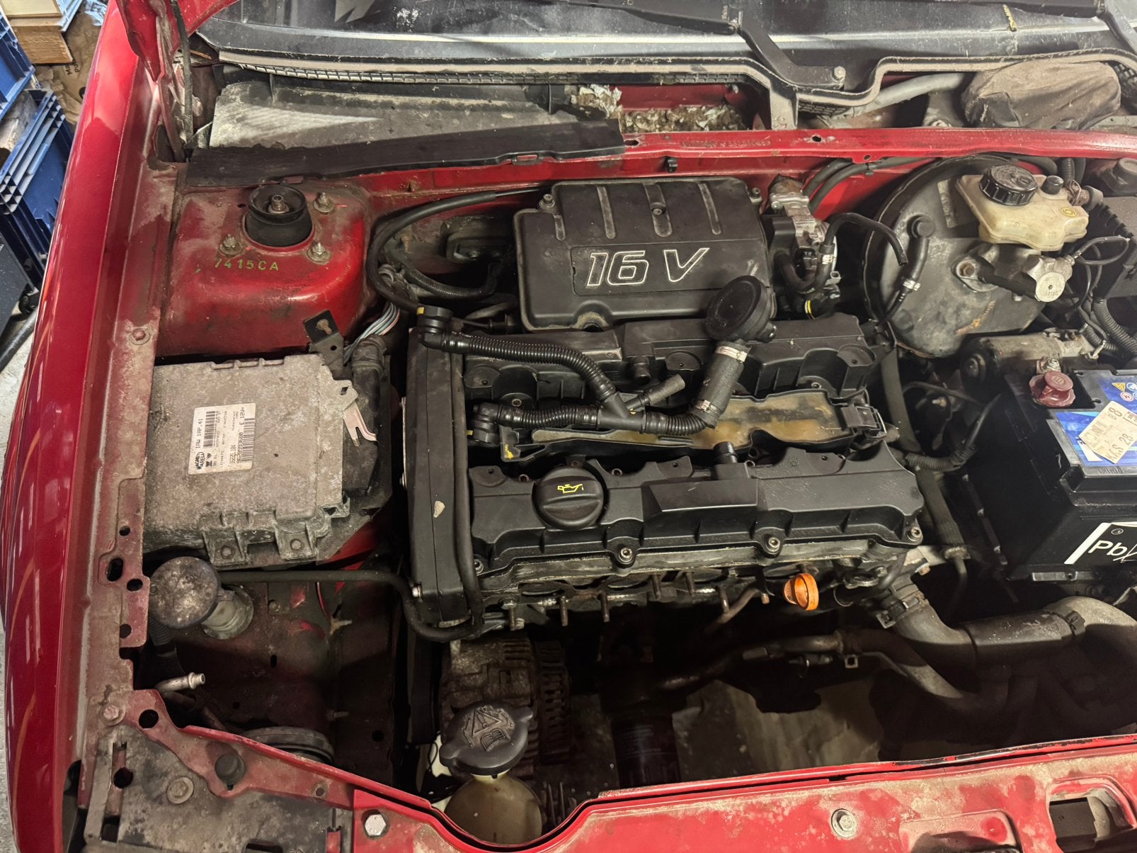 TU5J4 Citroen Saxo VTS Peugeot 106 GTI Motorblok, Ophalen, Gebruikt, Citroën