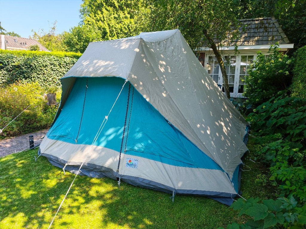Ruime gezinstent met luifel, Caravans en Kamperen, Tenten, Ophalen, Gebruikt, Tot en met 4