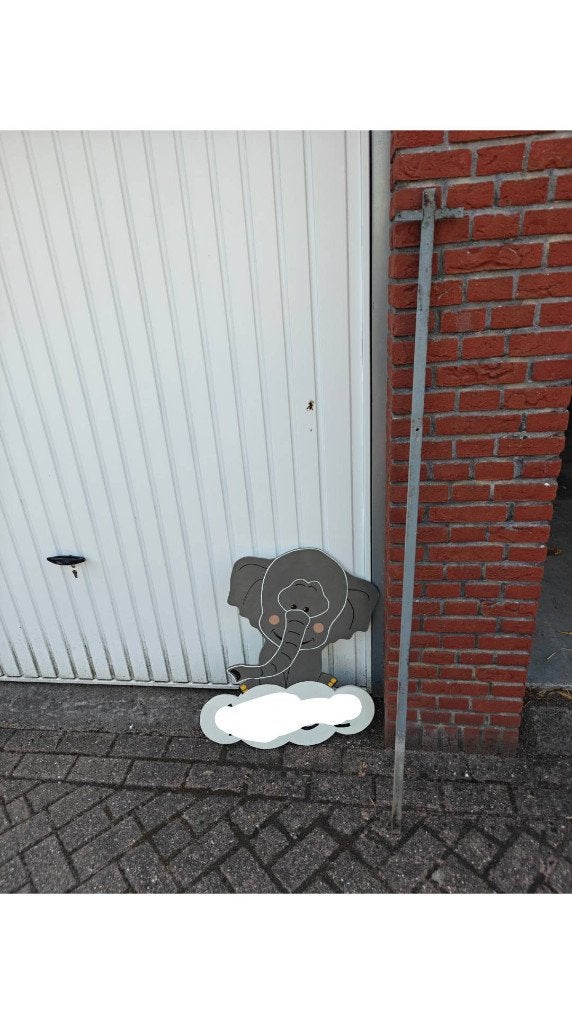 Naambord geboorte met paal, Ophalen, Nieuw
