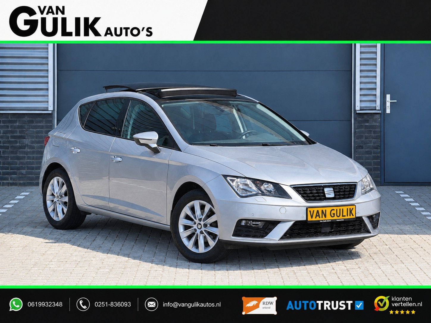 Seat Leon 1.0 TSI Style | Panorama | Carplay | Camera | Crui, Voorwielaandrijving, 1160 kg, Stof, Gebruikt