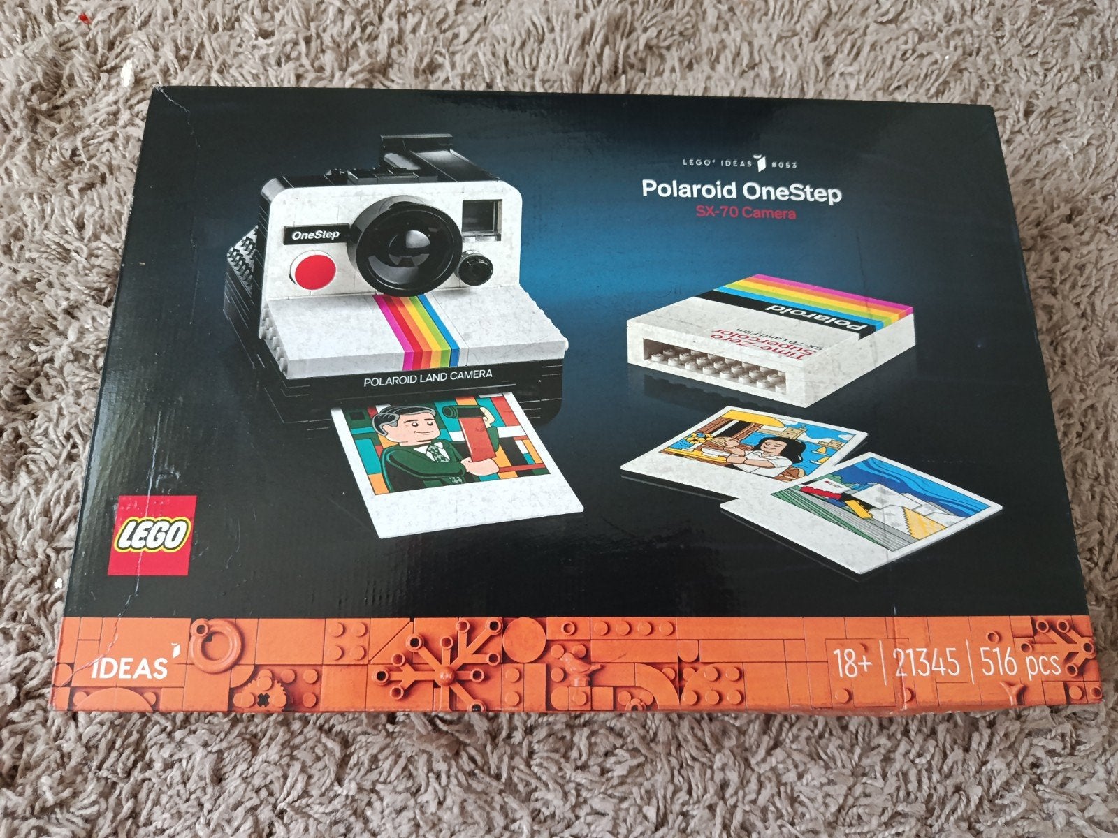 LEGO Ideas 21345 Polaroid OneStep SX-70 Camera Nieuw, Ophalen of Verzenden, Nieuw, Overige merken