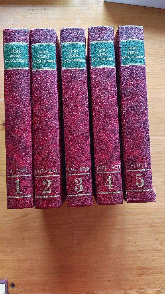 Complete 5-delige serie - Grote Gezinsencyclopedie, Ophalen of Verzenden, Zo goed als nieuw, Algemeen