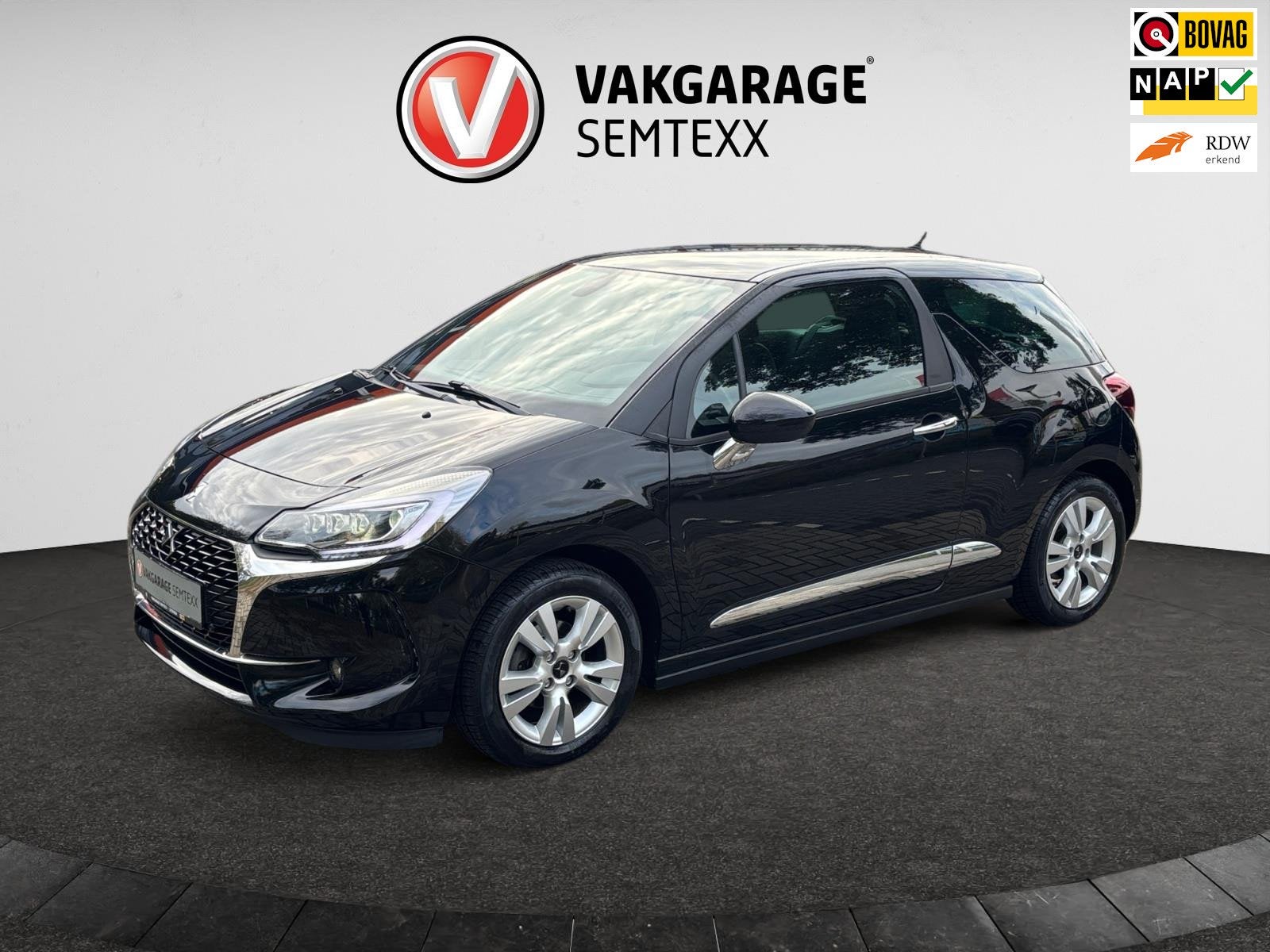 DS 3 1.2 PureTech So Chic | Uniek |Clima | Navi | Cruise | C, Voorwielaandrijving, Bedrijf, Handgeschakeld, 570 kg