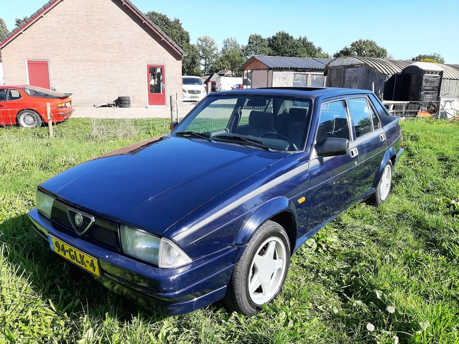 Alfa Romeo 75 2.0 Twin Spark K6 1990 Blauw, Auto's, 145 pk, Achterwielaandrijving, 1145 kg, 1200 kg