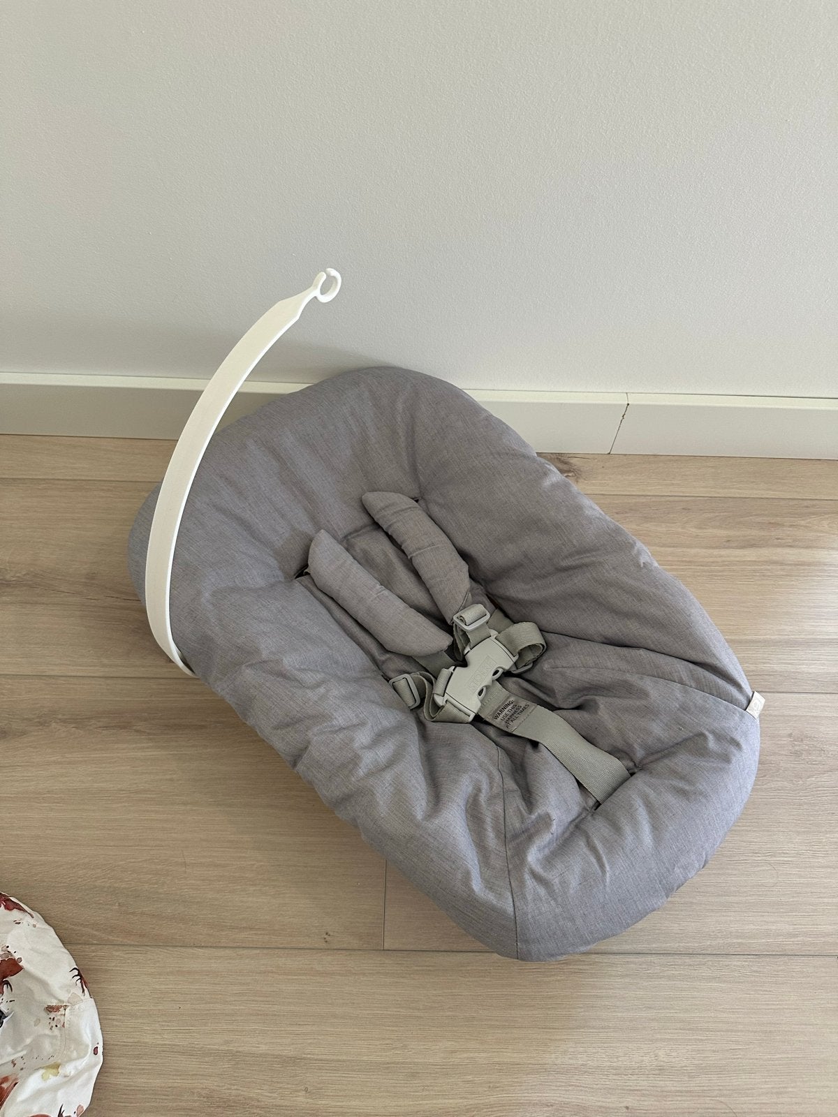 Stokke Tripp Trapp Newborn Set Grijs met extra hoes, Ophalen of Verzenden, Gebruikt