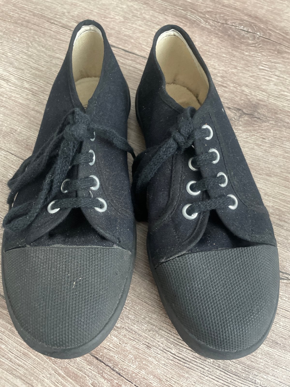 Zwarte canvas schoenen - Maat 27, Jongen of Meisje, Schoenen, Ophalen of Verzenden, Zo goed als nieuw