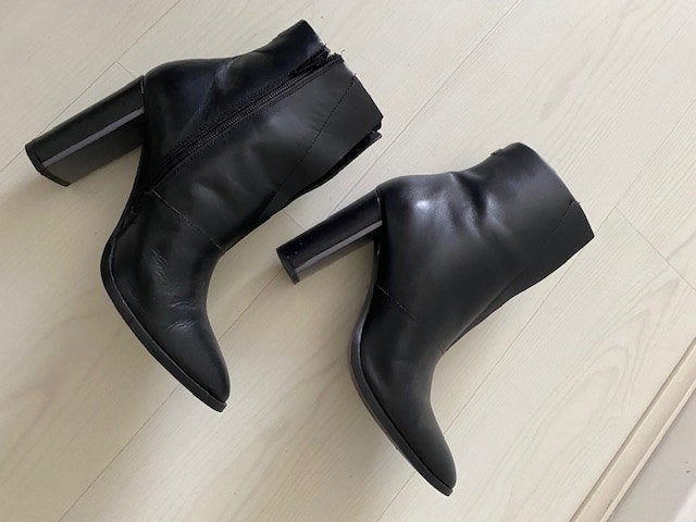 Margit Brandt Copenhagen zwarte leren laarzen maat 37, Kleding | Dames, Hoge laarzen, Zwart, Margit Brandt, Ophalen of Verzenden