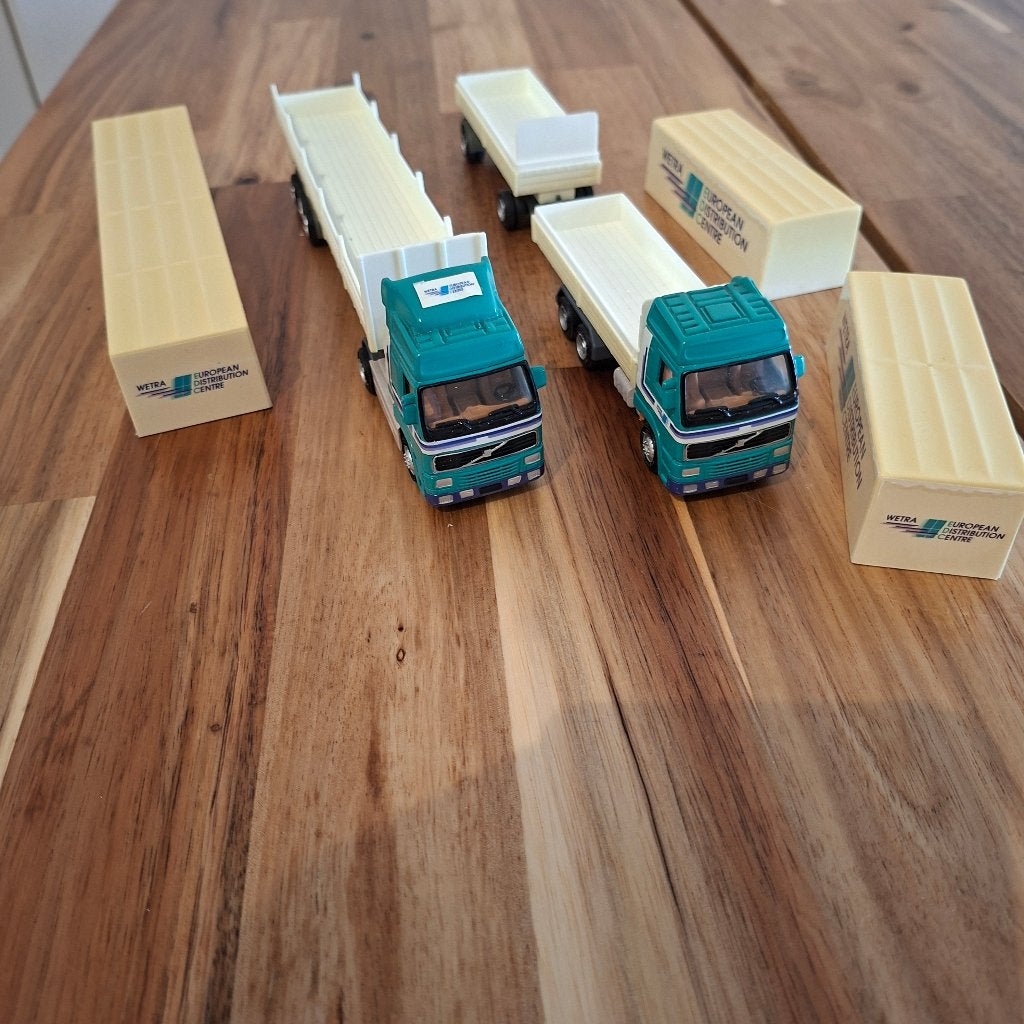 WETRA Vrachtwagens met opleggers - Schaalmodellen, Ophalen of Verzenden, Zo goed als nieuw, Bus of Vrachtwagen, Overige merken