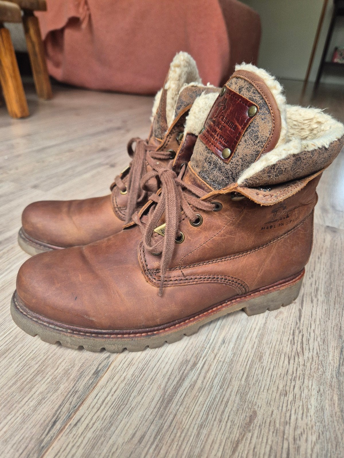 Panama Jack bruin leer hoge schoenen maat 39, Kleding | Dames, Bruin, Panama Jack, Gedragen, Wandelschoenen