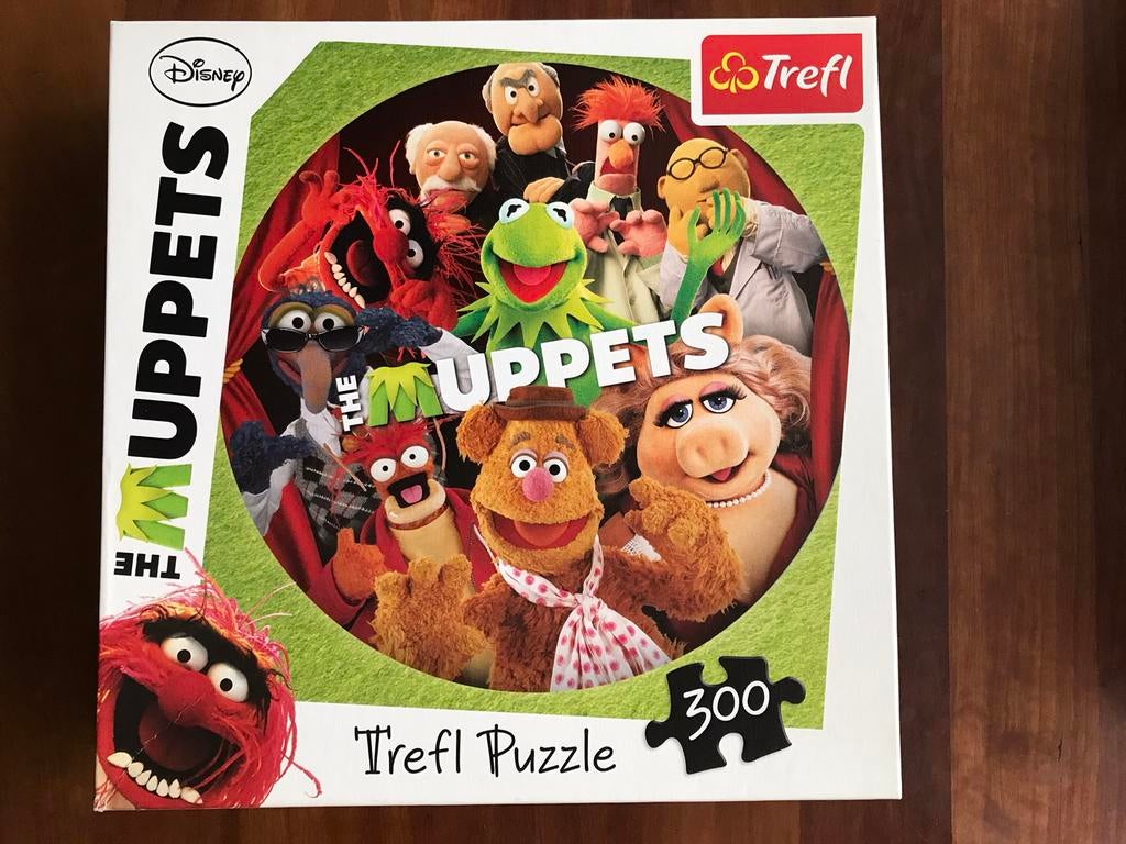 The Muppets, Ronde puzzel van Disney, Ophalen of Verzenden, Minder dan 500 stukjes, Gebruikt, Legpuzzel