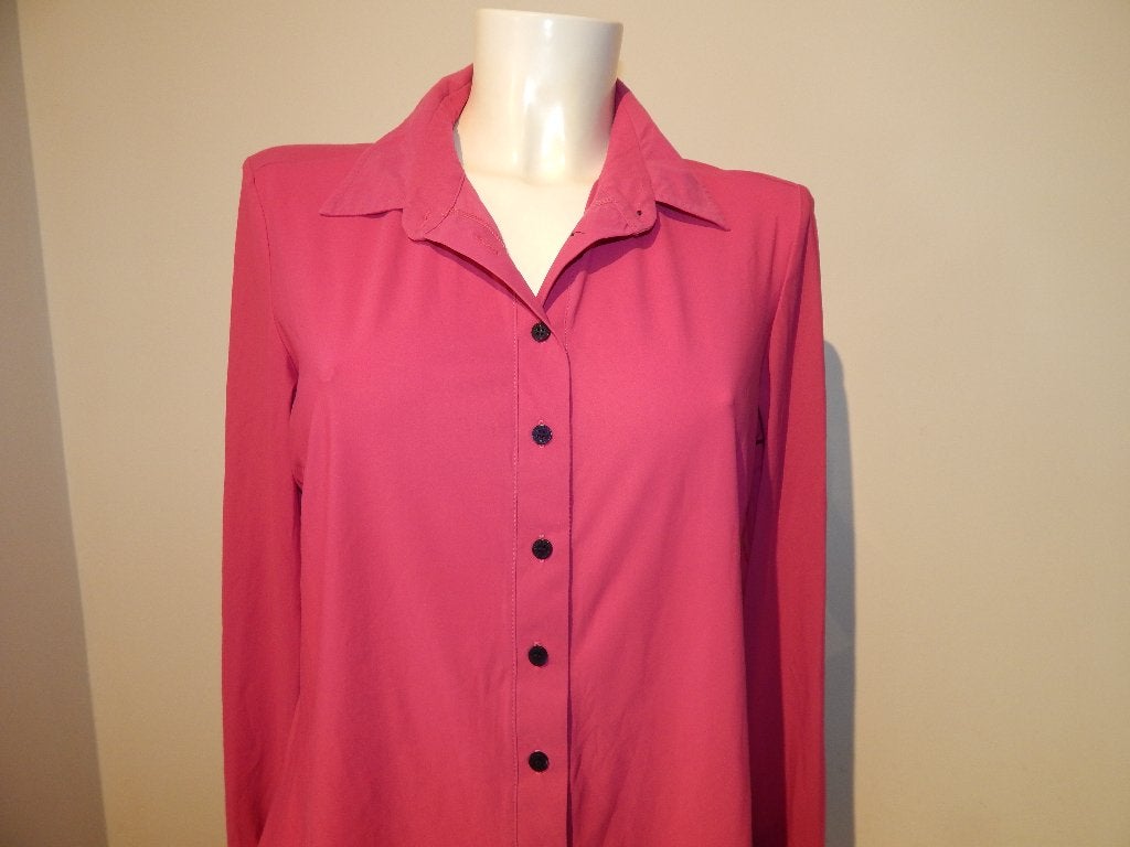 Studio Anneloes travel stof cyclaam fucia roze blouse S/M, Studio Anneloes, Ophalen of Verzenden, Roze, Maat 36 (S)
