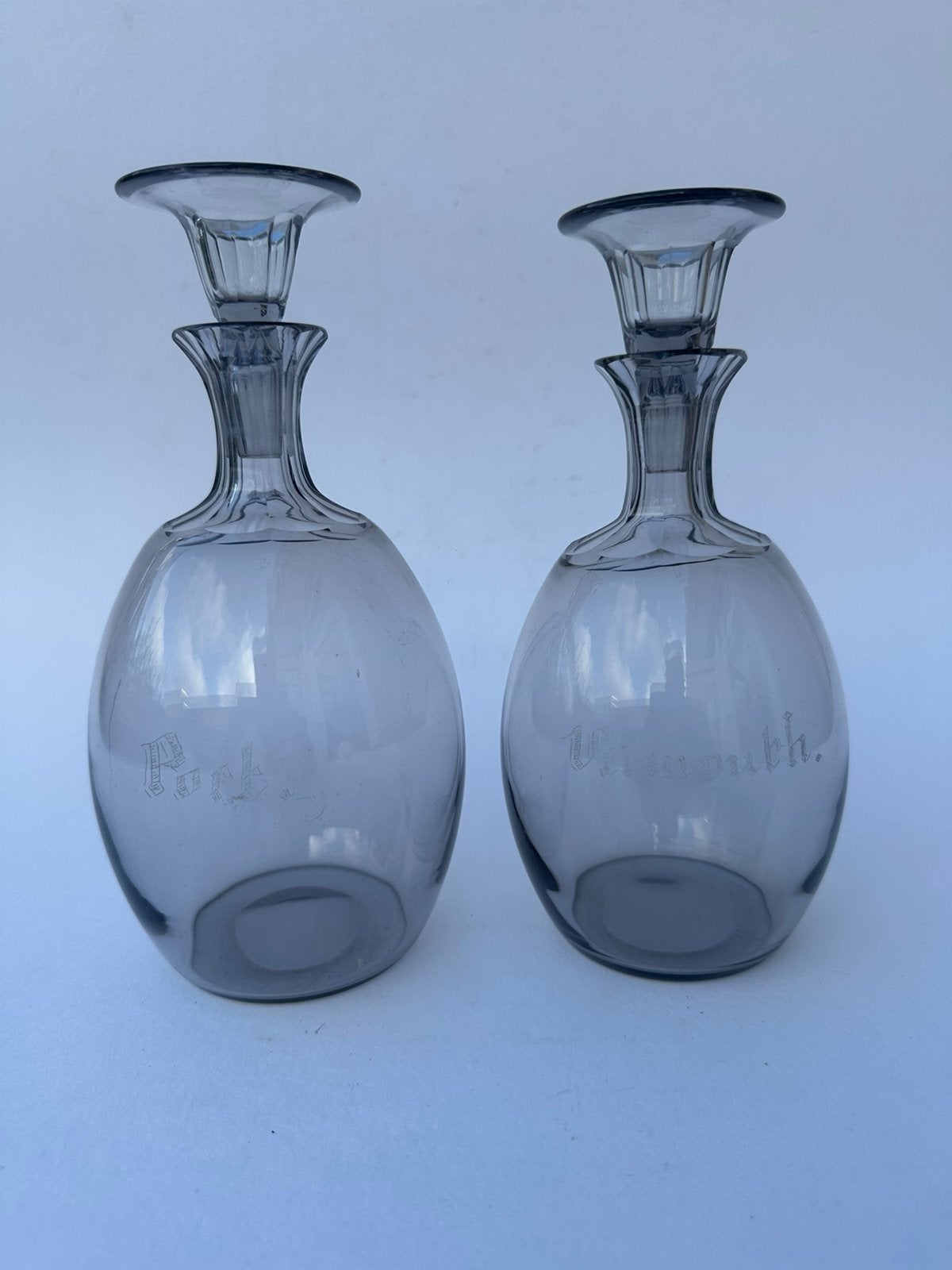 W.j rozendaal maastricht 2 karaffen midi platina 1932, Ophalen of Verzenden