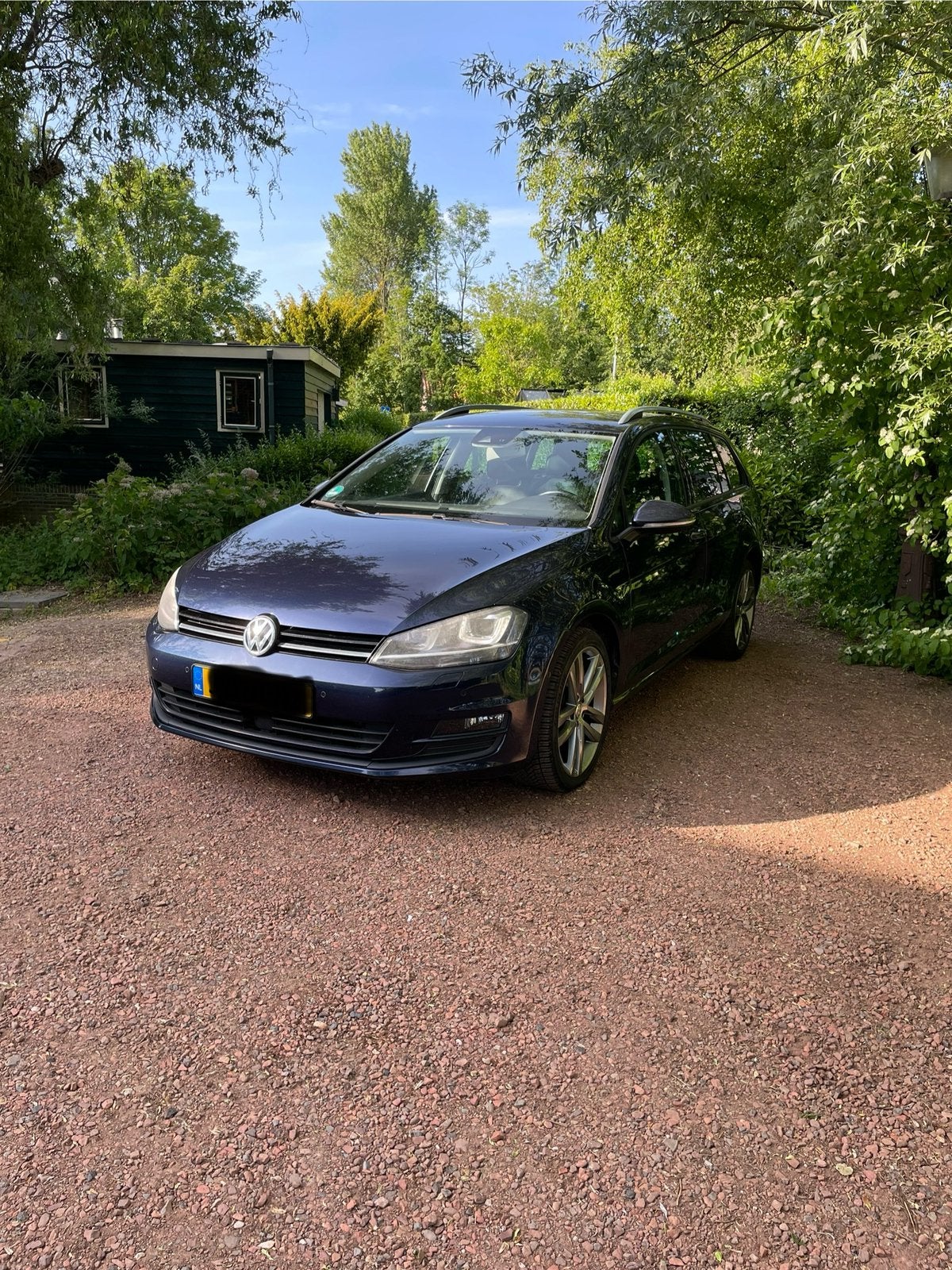 VW Golf 7 Variant 1.4 TSI | Bi-Xenon, Massage, Trekhaak, APK, Auto's, Voorwielaandrijving, Euro 5, Zwart, Blauw