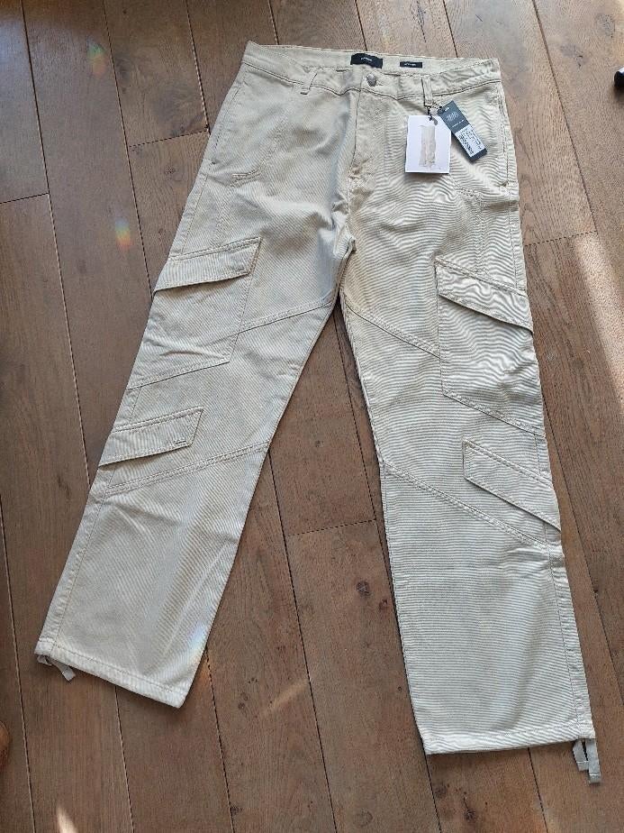 Beige broek Eighty-five maat 34 straight heren, Overige kleuren, Eightyfive, Nieuw, Ophalen of Verzenden