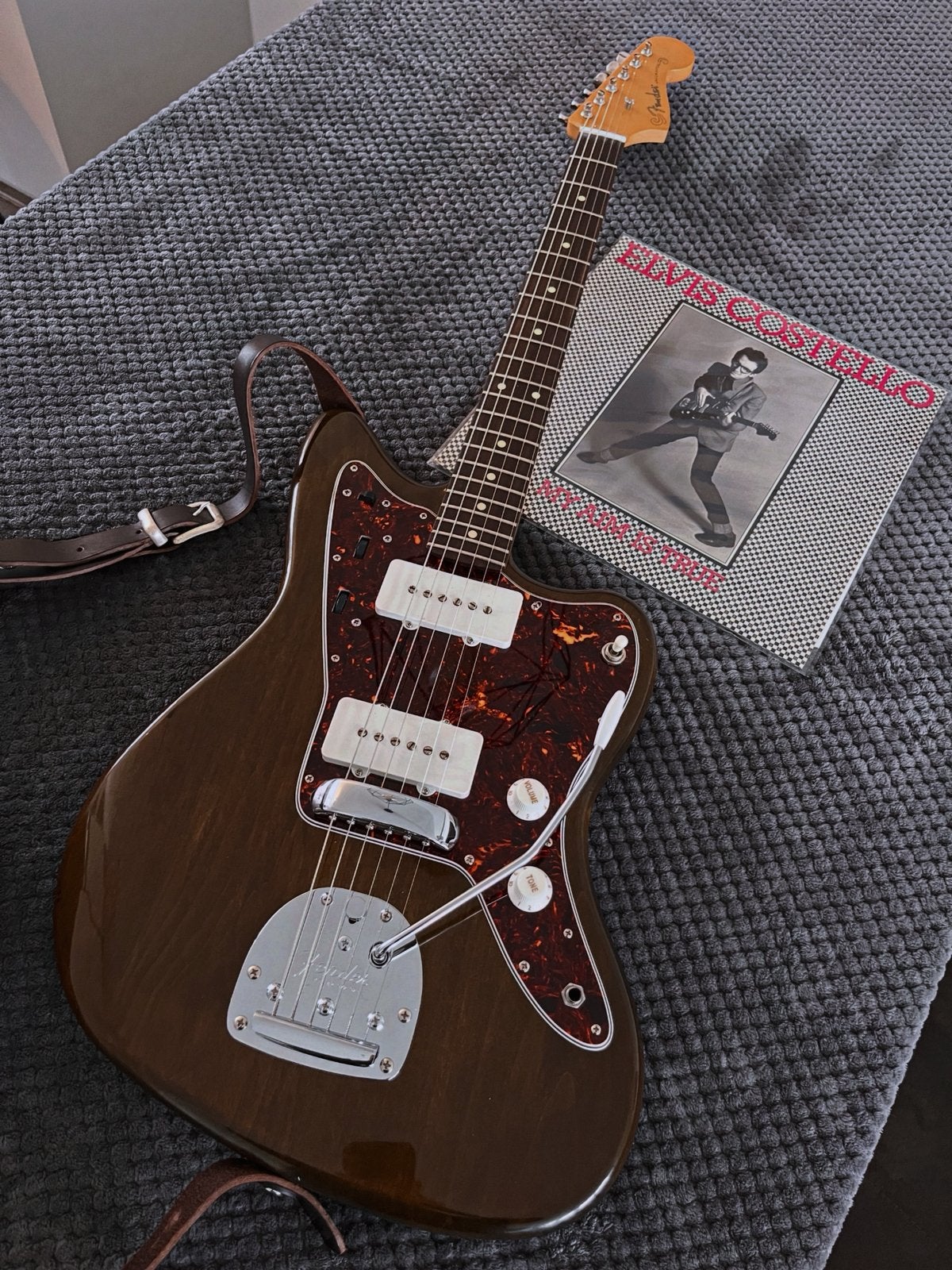 Fender Jazzmaster (Japanese parts), Ophalen of Verzenden, Zo goed als nieuw, Solid body, Fender