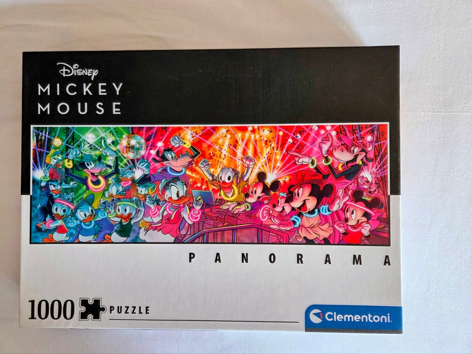 Clementoni Disney Mickey Mouse 1000 stukjes legpuzzel, Hobby en Vrije tijd, Denksport en Puzzels, Ophalen of Verzenden, 500 t/m 1500 stukjes