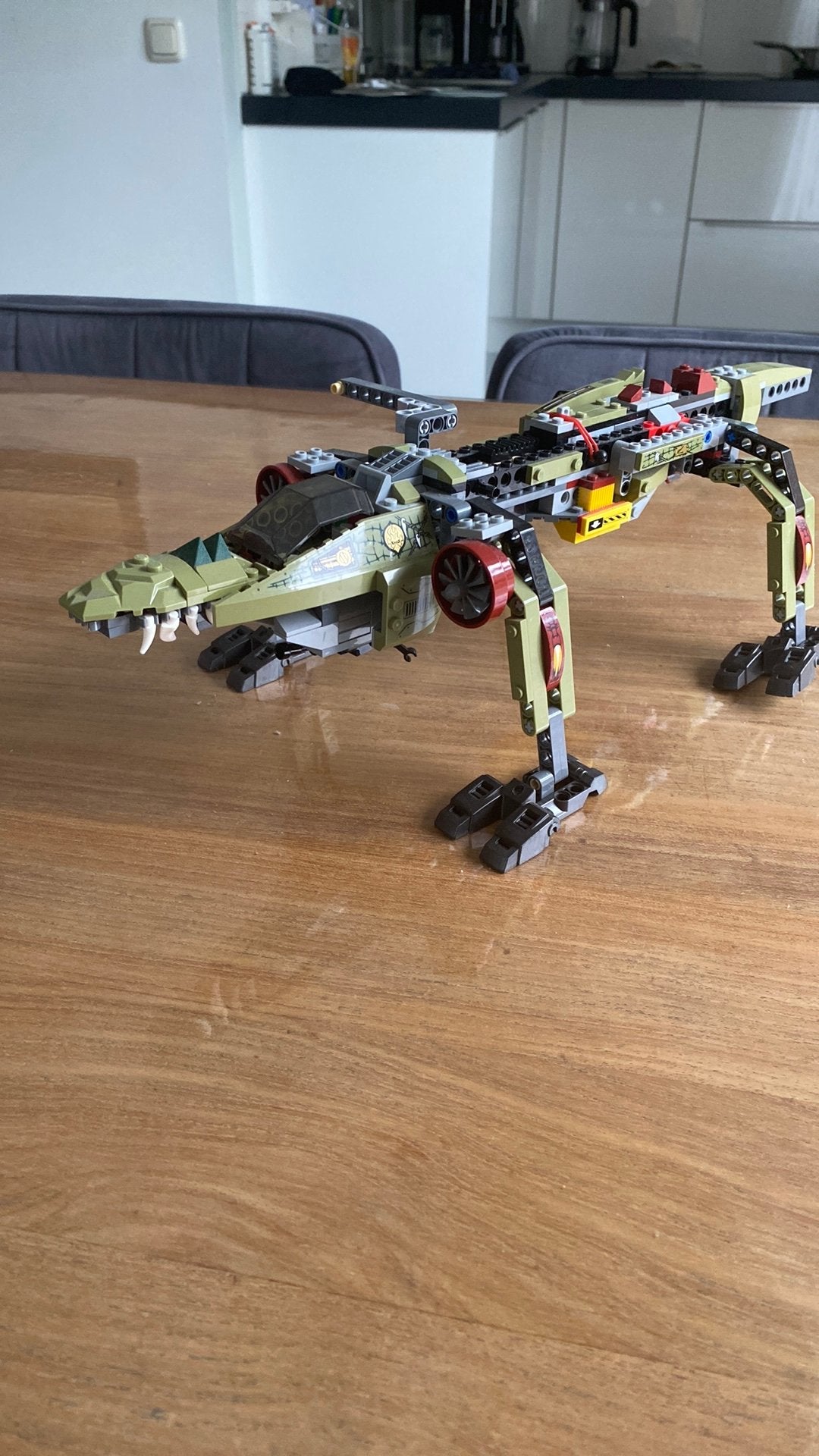 Lego Chima Krokodillenvoertuig (Niet compleet), Gebruikt, Overige thema's, Lego, Ophalen of Verzenden